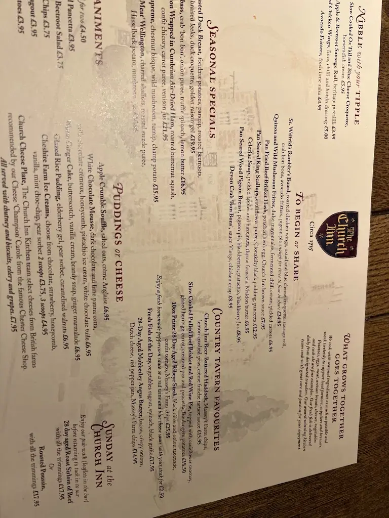 Menu_The Church Inn_Mobberley_image_4