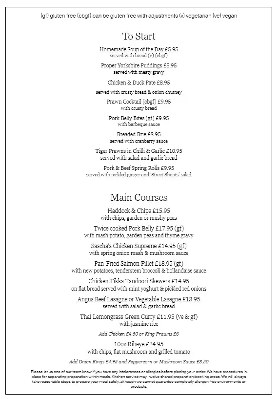 Menu_Cross Keys Inn_Monk Fryston_image_1