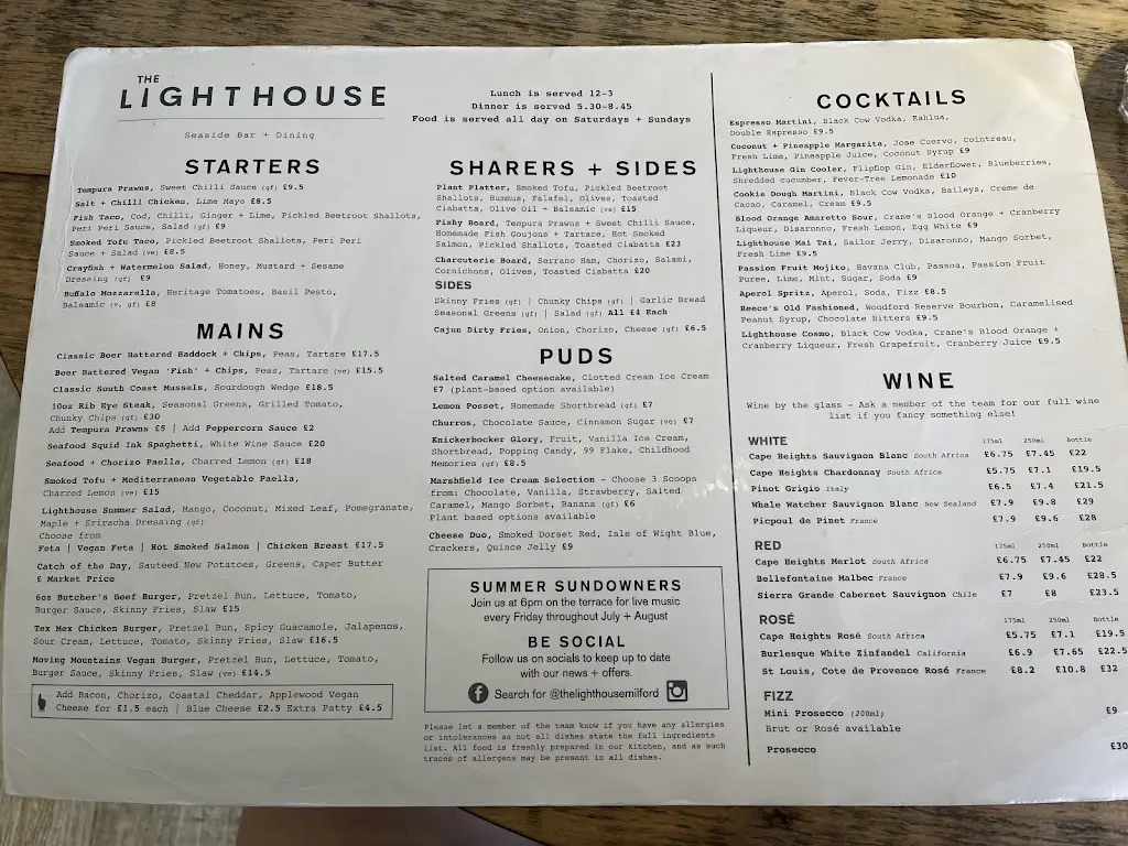 Menu_The Lighthouse_Milford on Sea_image_4