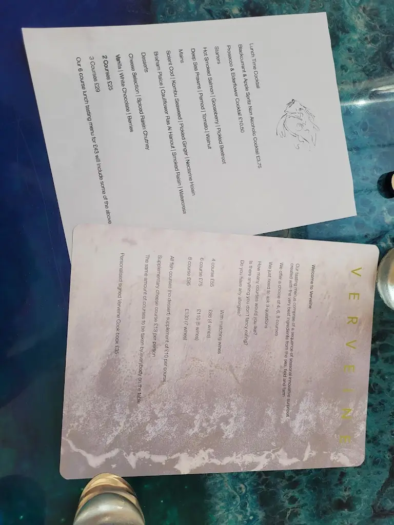 Menu_Verveine Fishmarket Restaurant_Milford on Sea_image_2