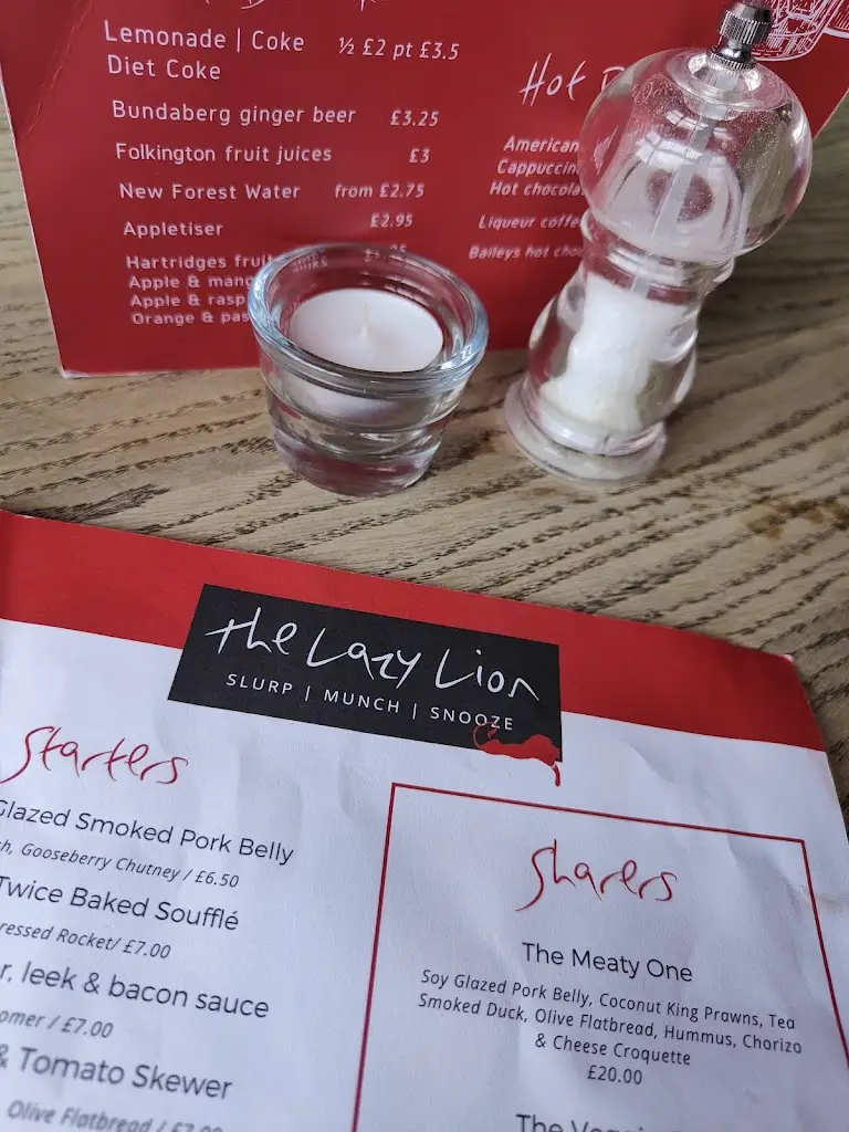 Menu_The Red Lion_Milford on Sea_image_3