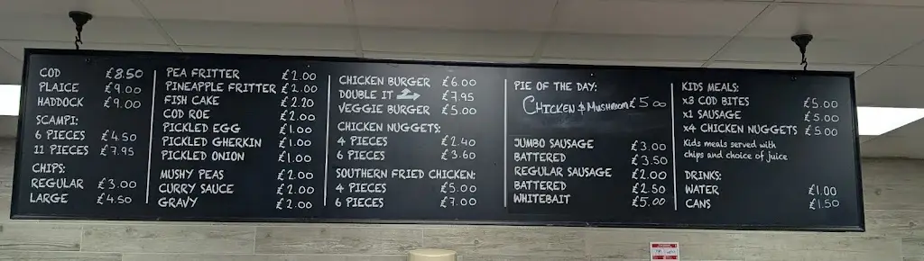 Menu_Mister Pink's_Milford on Sea_immagine_2