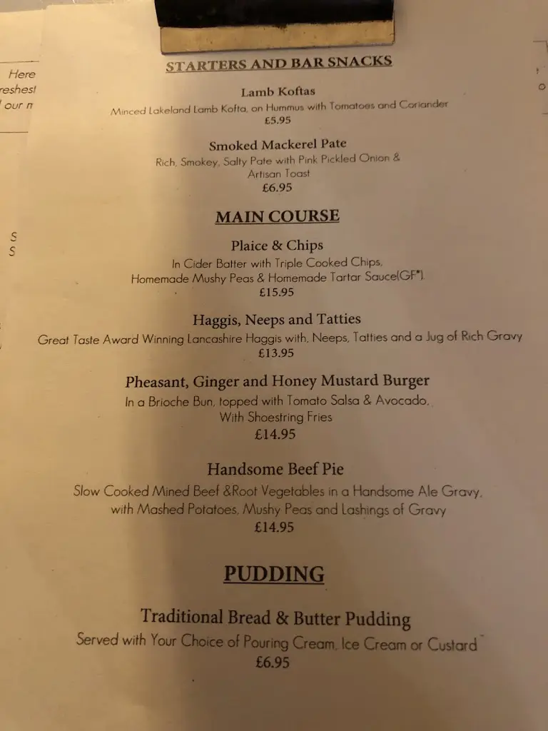Menu_The Wheatsheaf, Beetham_Milnthorpe_image_2