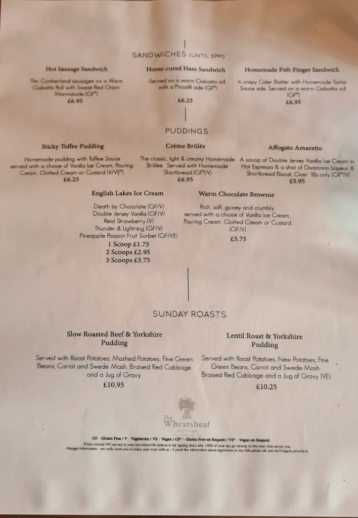 Menu_The Wheatsheaf, Beetham_Milnthorpe_image_3