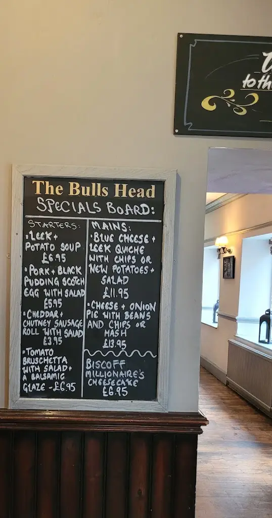 Menu_The Bulls Head Hotel, Milnthorpe, Cumbria_Milnthorpe_image_1