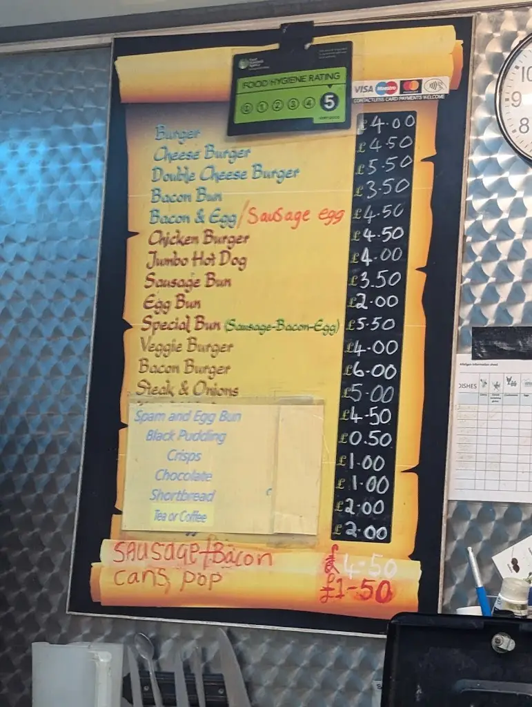 Menu_Tjs burger van_Milnthorpe_immagine_1