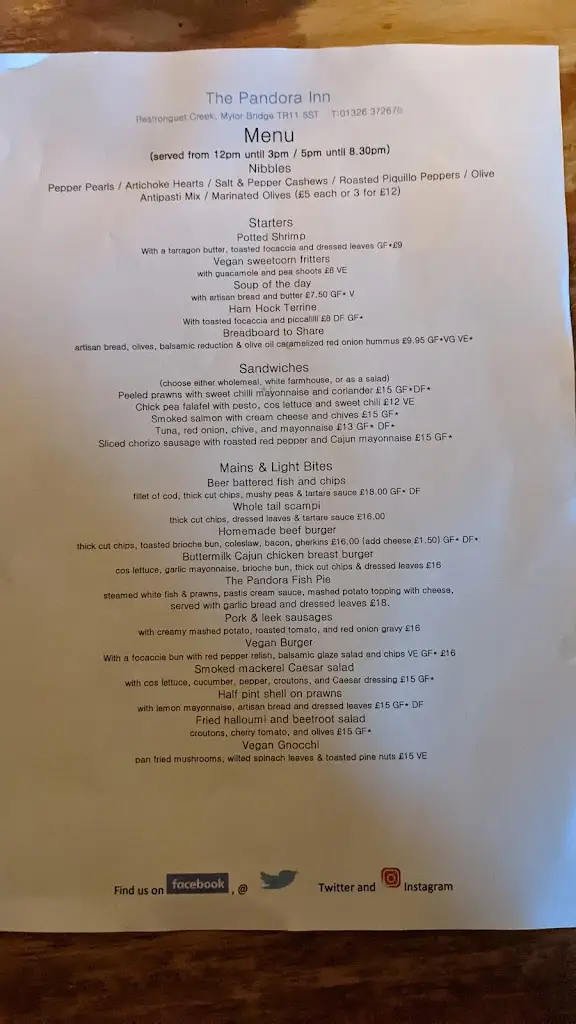 Menu_Pandora Inn_Mylor Bridge_image_4