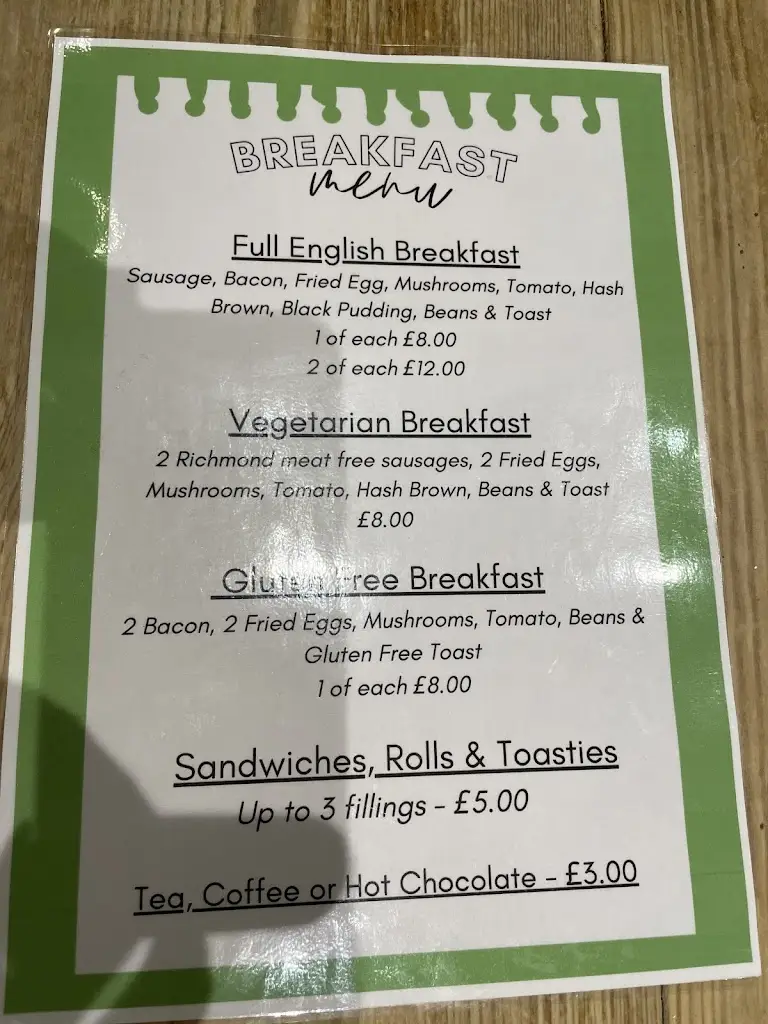 Menu_The Fox_Much Wenlock_image_1