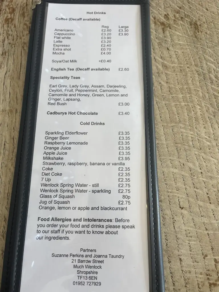 Menu_Tea on the Square_Much Wenlock_image_1