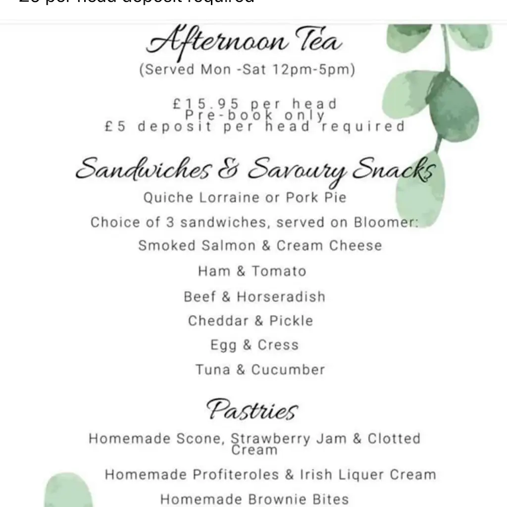 Menu_Dysarts Arms, Mossley_Mossley_image_4