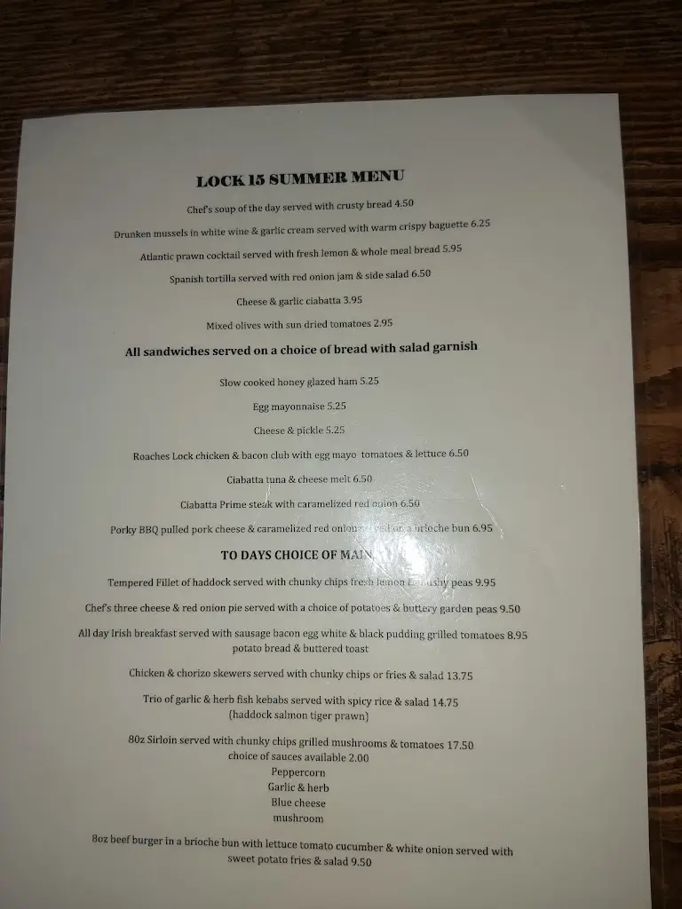 Menu_Roaches Lock Inn mossley ltd_Mossley_image_2