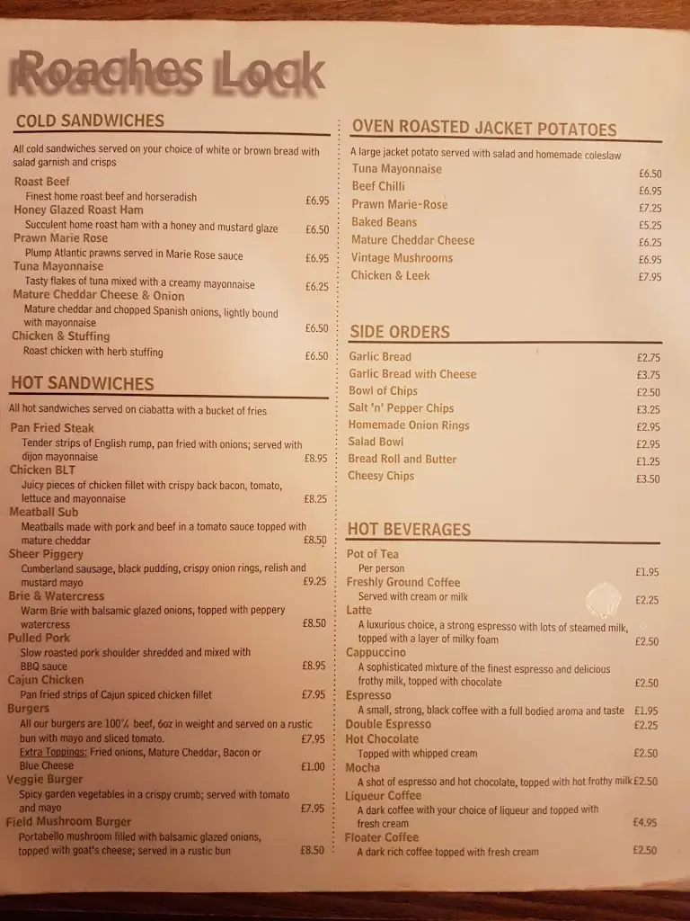 Menu_Roaches Lock Inn mossley ltd_Mossley_image_3