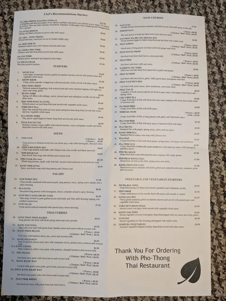 Menu_Photong Thai Restaurant_Mossley_image_2