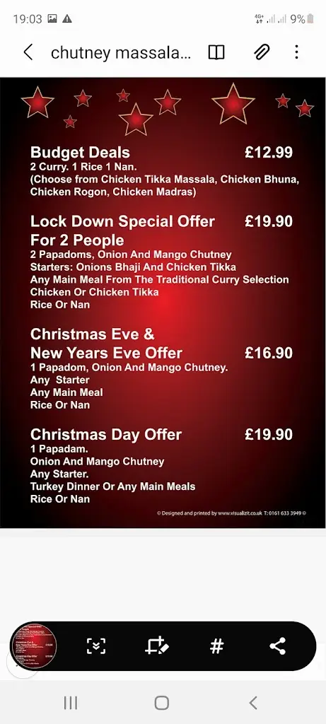 Menu_Chutney Massala_Mossley_immagine_1