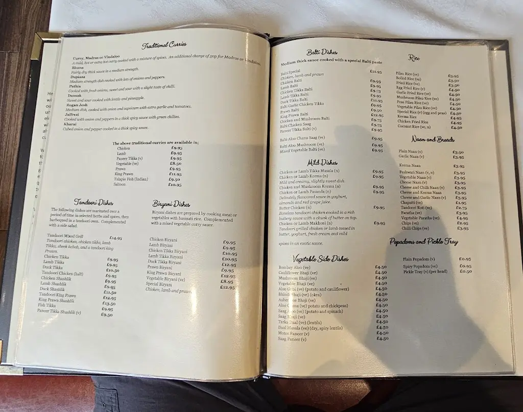 Menu_Spice 45_Narborough_imagen_1