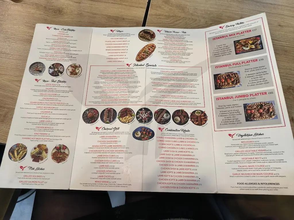 Menu_Istanbul Restaurant_Narborough_immagine_1