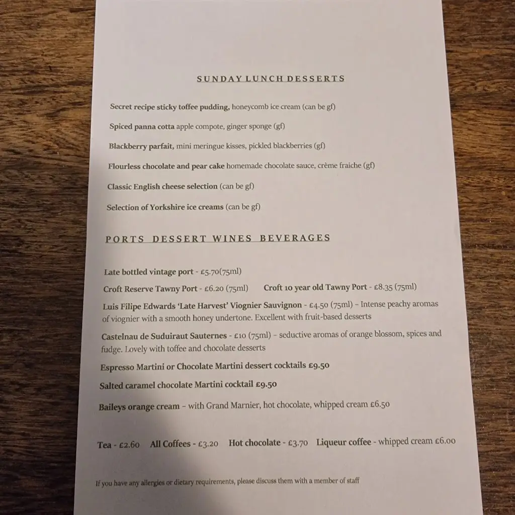 Menu_Beatson House Restaurant_Barnsley_image_4