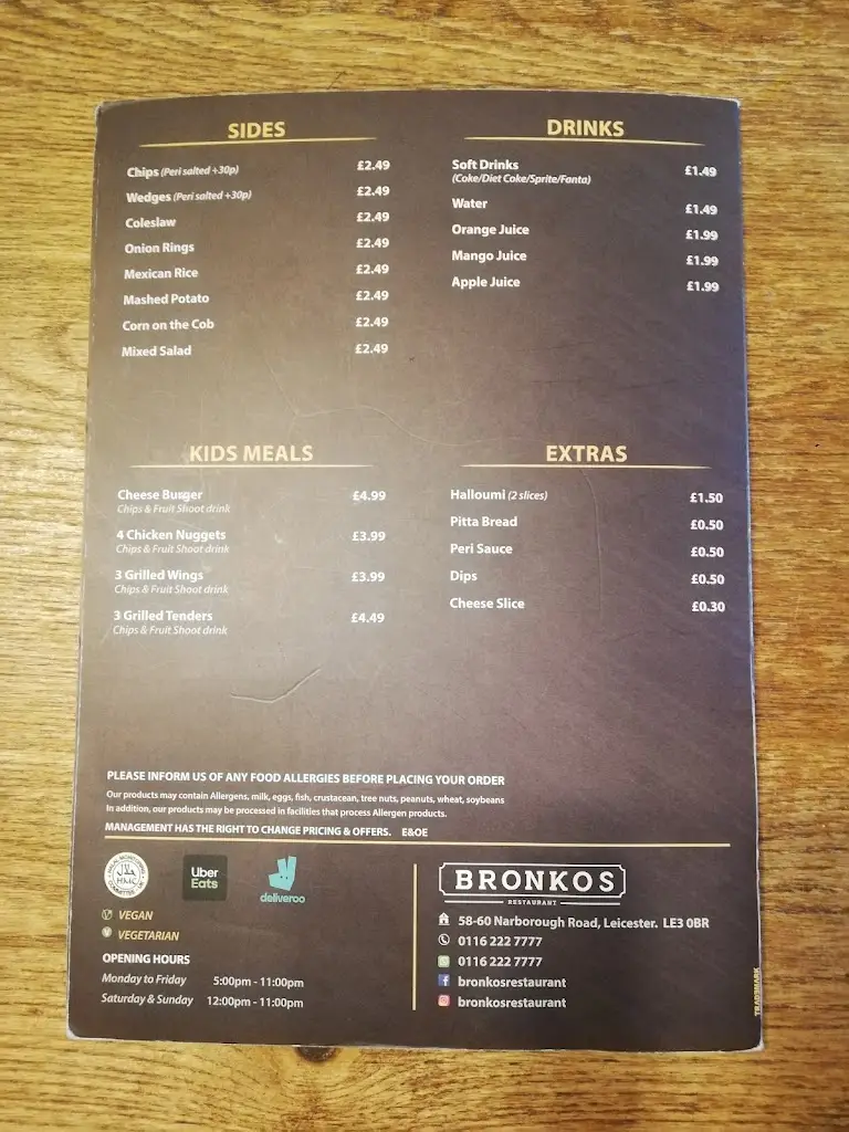 Menu_Bronkos Restaurant_Narborough_image_3