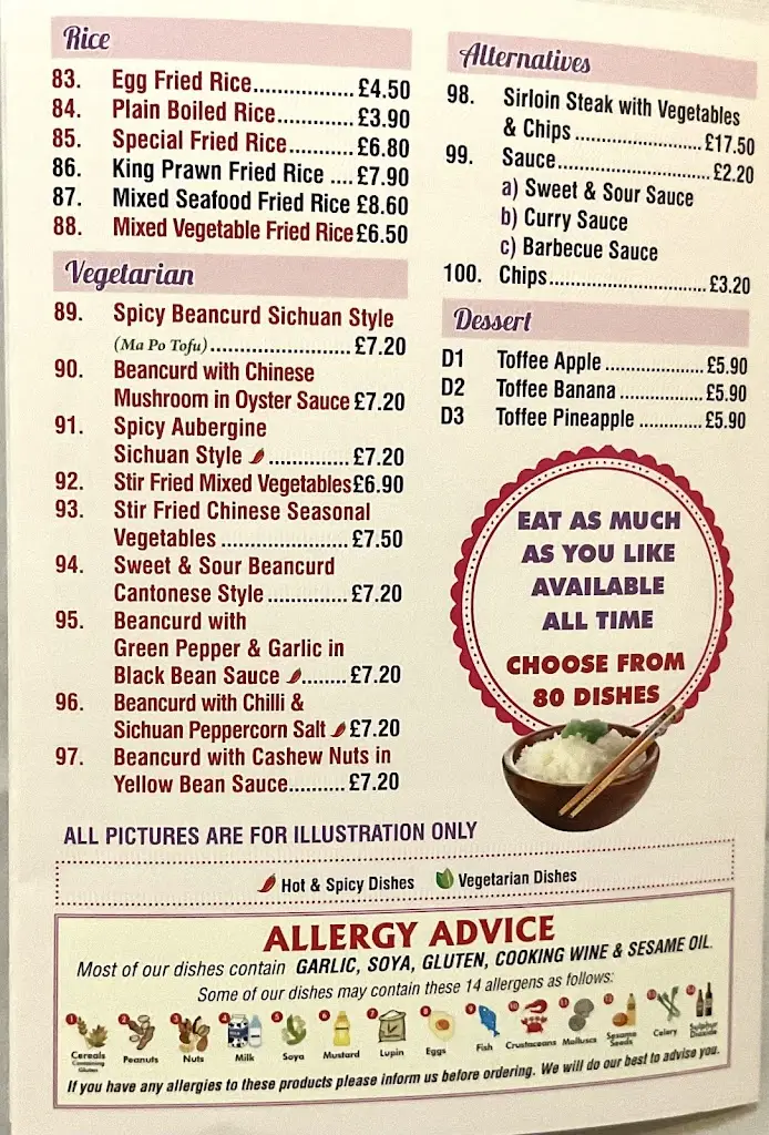 Menu_The East Garden Chinese Restaurant_Necton_immagine_1