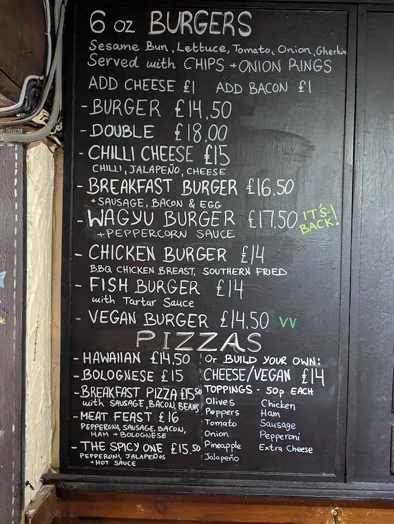 Menu_The Ancient Mariner_Nether Stowey_immagine_2