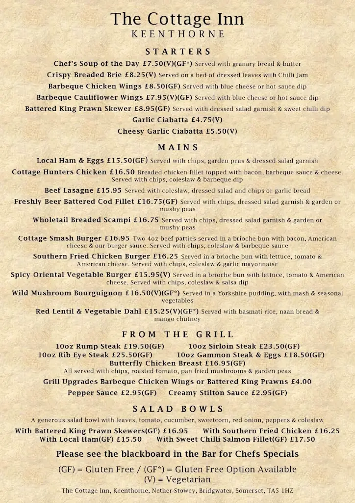 Menu_The Cottage Inn_Nether Stowey_image_1