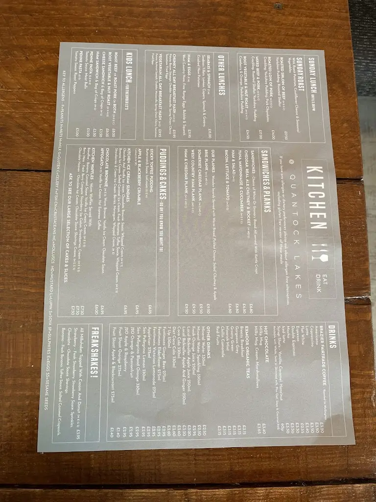 Menü_Kitchen at Quantock Lakes_Nether Stowey_Bild_1