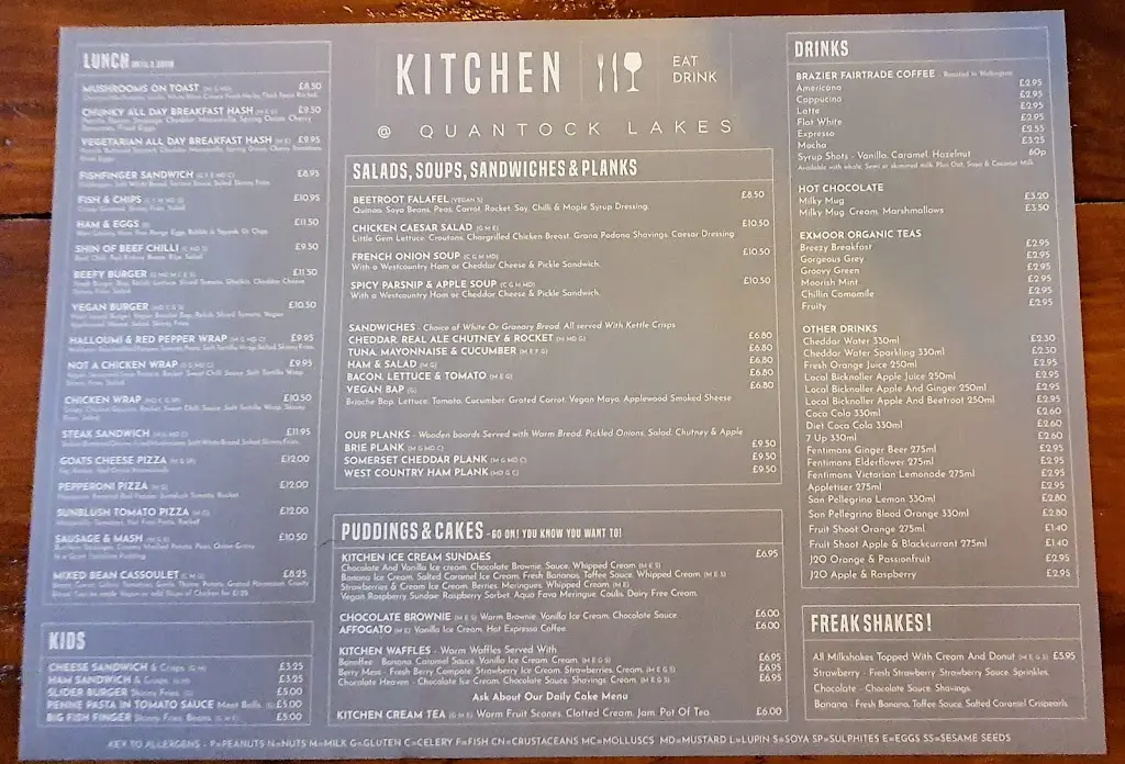 Menü_Kitchen at Quantock Lakes_Nether Stowey_Bild_4