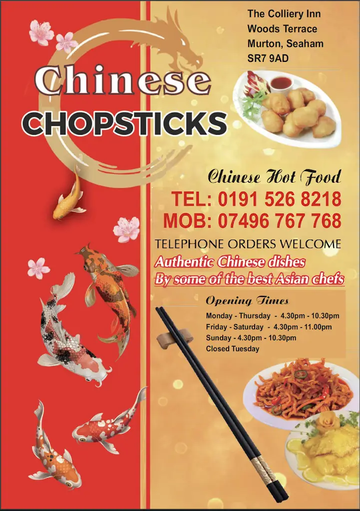 CHINESE CHOPSTICKS restaurant in Murton