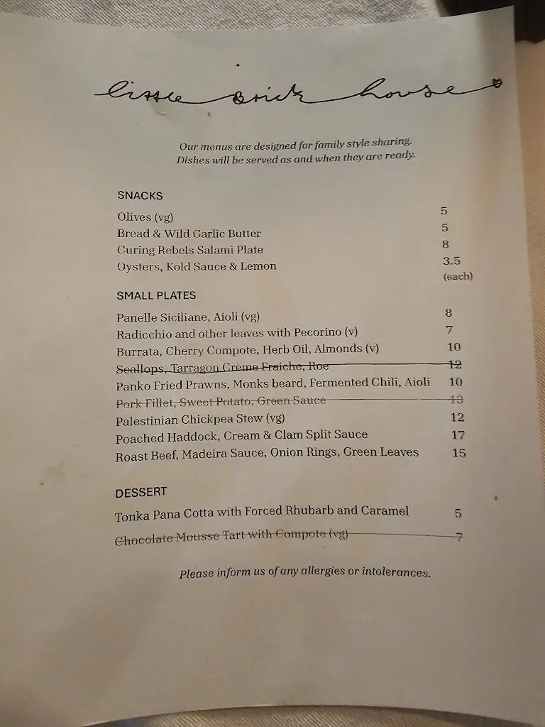 Menu_Little Brickhouse_New Basford_image_2
