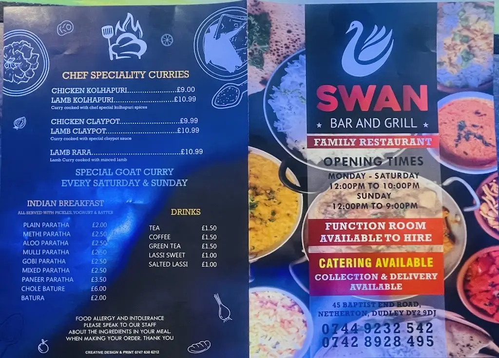 Menu_Swan bar and grill_Netherton_image_2