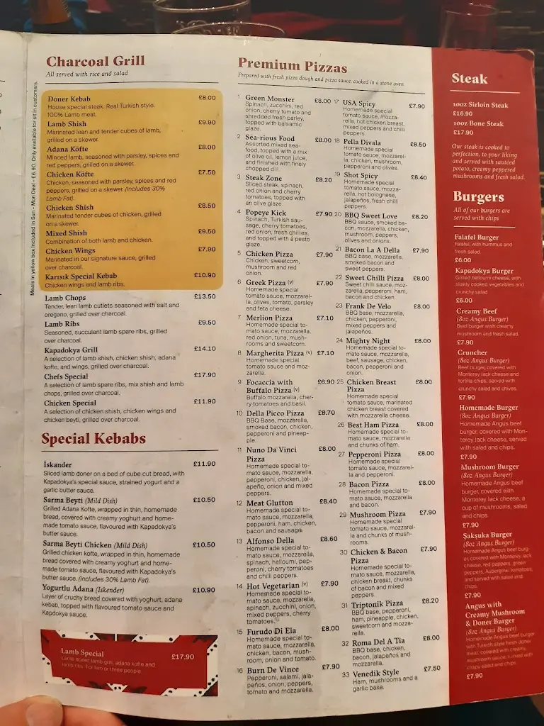 Menu_Kapadokya_Barrow in Furness_image_2