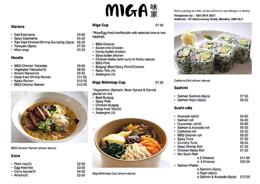 Menu_Miga Korean Fusion_Morden_image_1