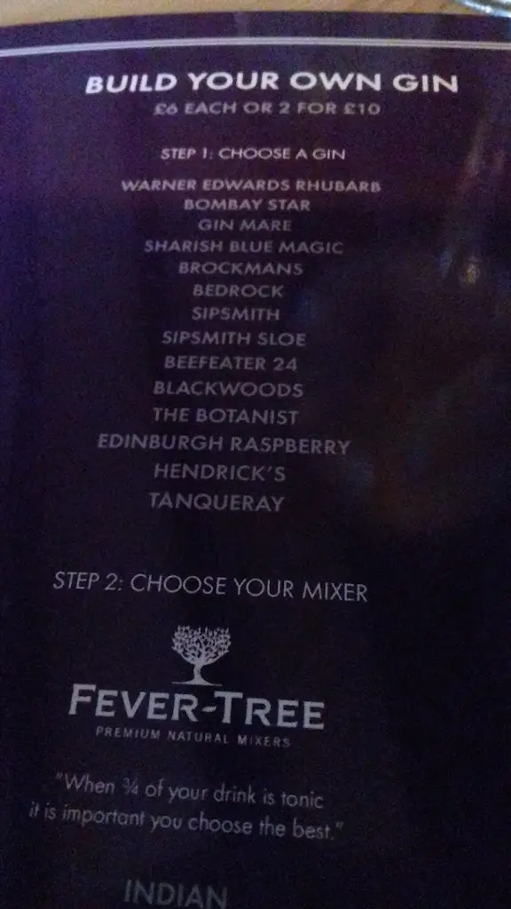 Menu_Black horse_Nettleham_image_2