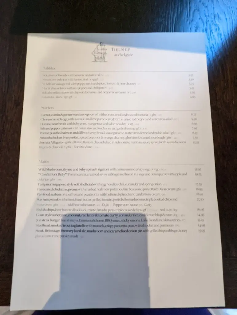 Menu_The Ship_Neston_image_2