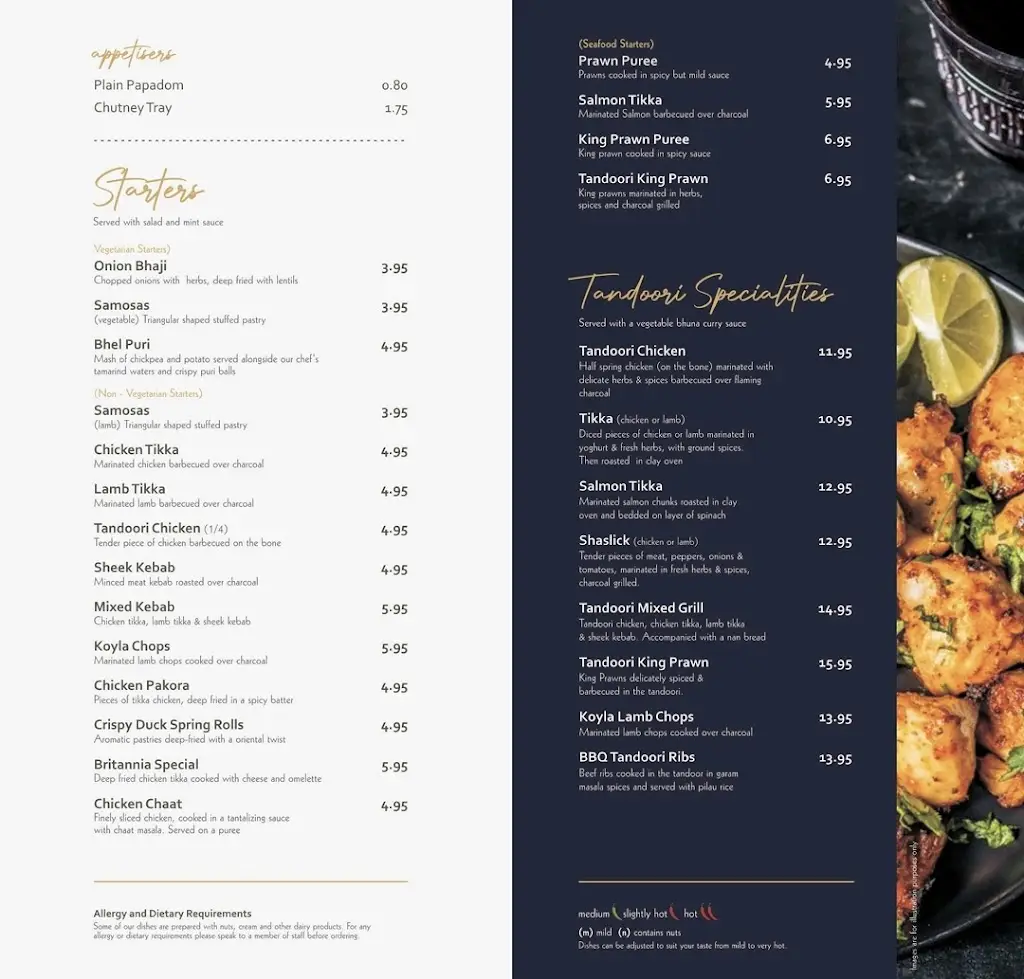 Menu_Britannia Spice_Neston_image_2
