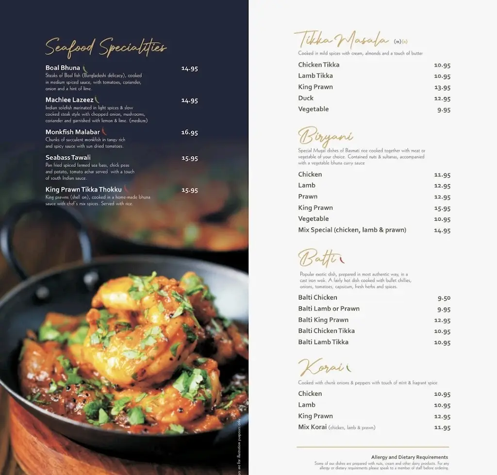 Menu_Britannia Spice_Neston_image_3