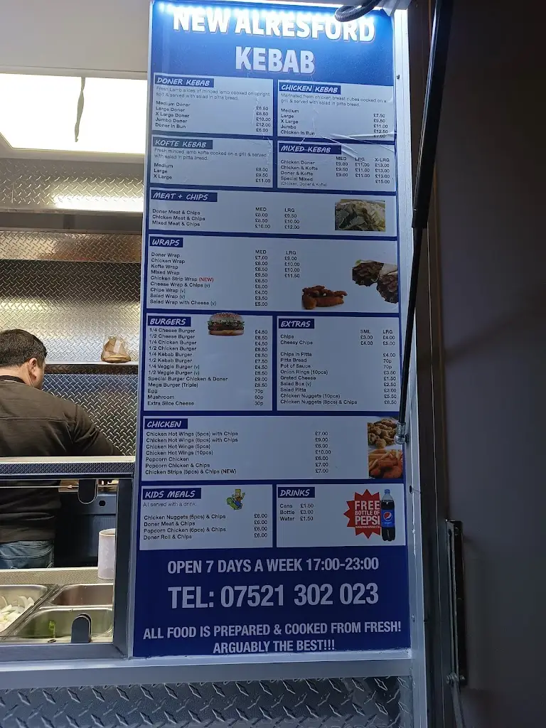Menu_New Alresford Kebab _New Alresford_image_1