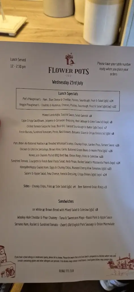 Menu_The Flower Pots Inn_New Alresford_image_2