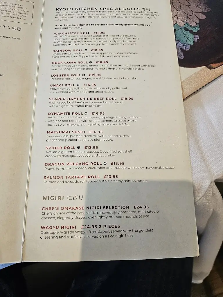 Menu_Kyoto Kitchen_New Alresford_immagine_4