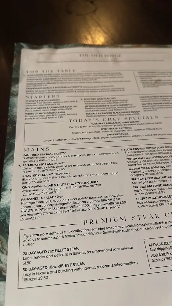 Menu_Old Forge Otterbourne_New Alresford_image_1