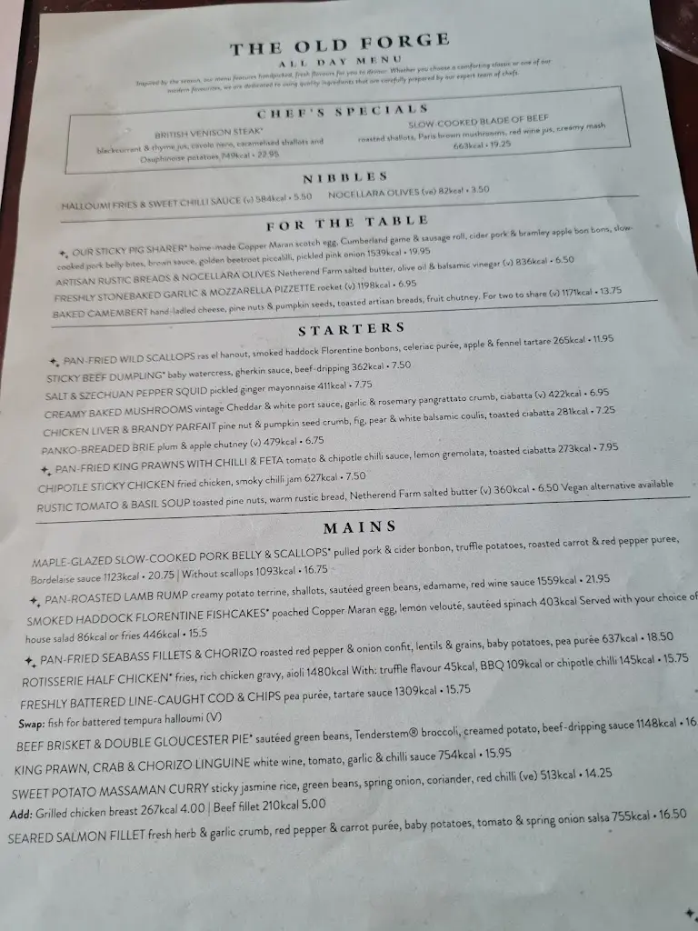 Menu_Old Forge Otterbourne_New Alresford_image_2