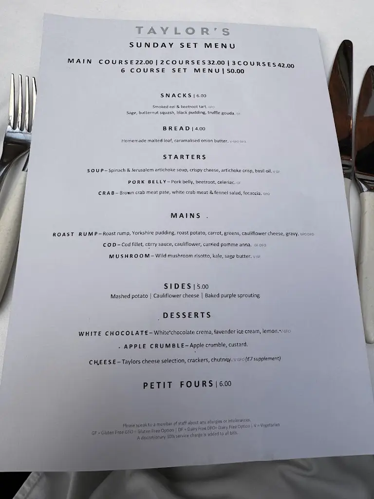 Joe Roberts_Taylor's Restaurant_Newark on Trent_review