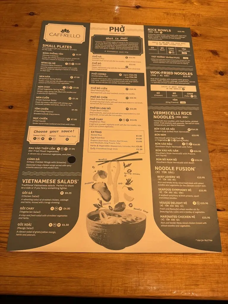 Menu_Caffrello Vietnam House_Newark on Trent_image_1