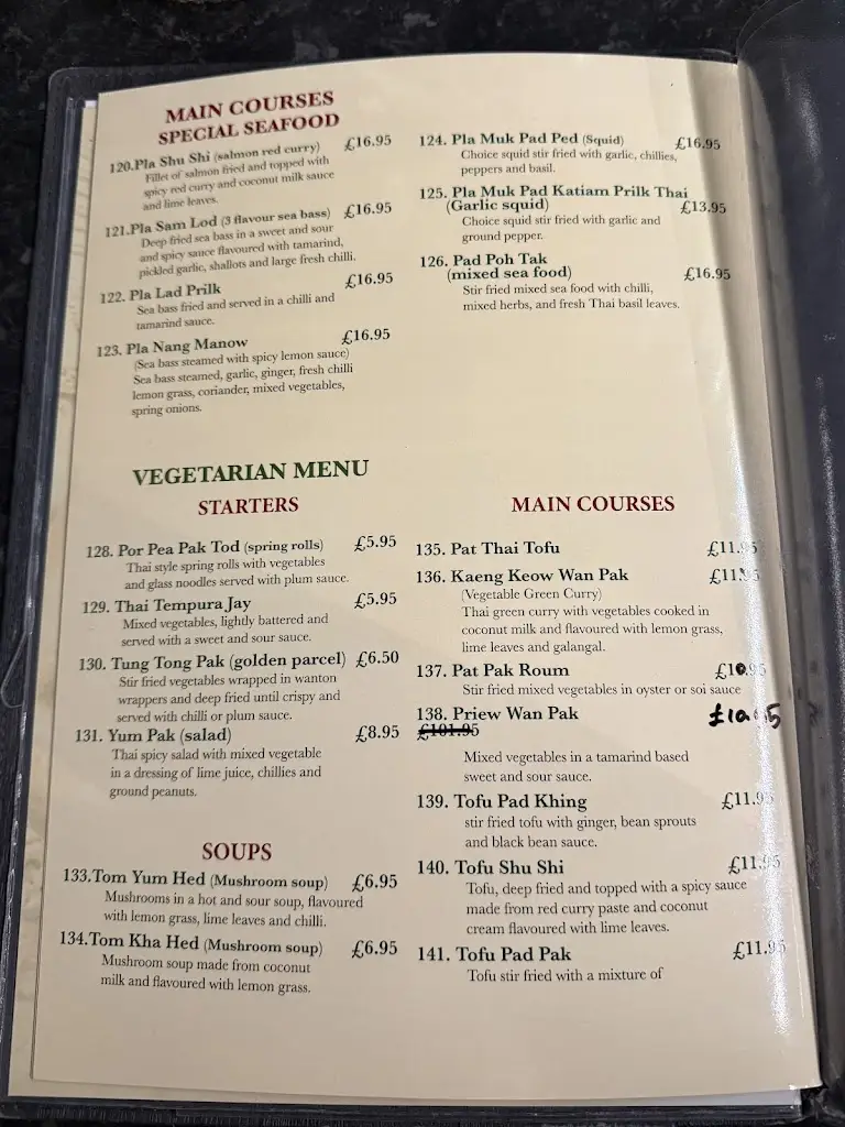Menu_Thai Sabai_Newark on Trent_immagine_1