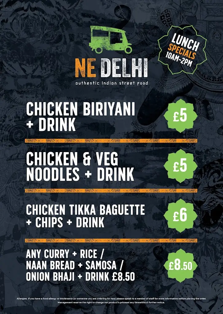 Menu_NEDELHI - Authentic Indian street food_Newburn_image_2
