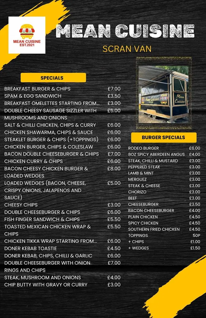 Menu_Mean Cuisine_Newburn_immagine_2