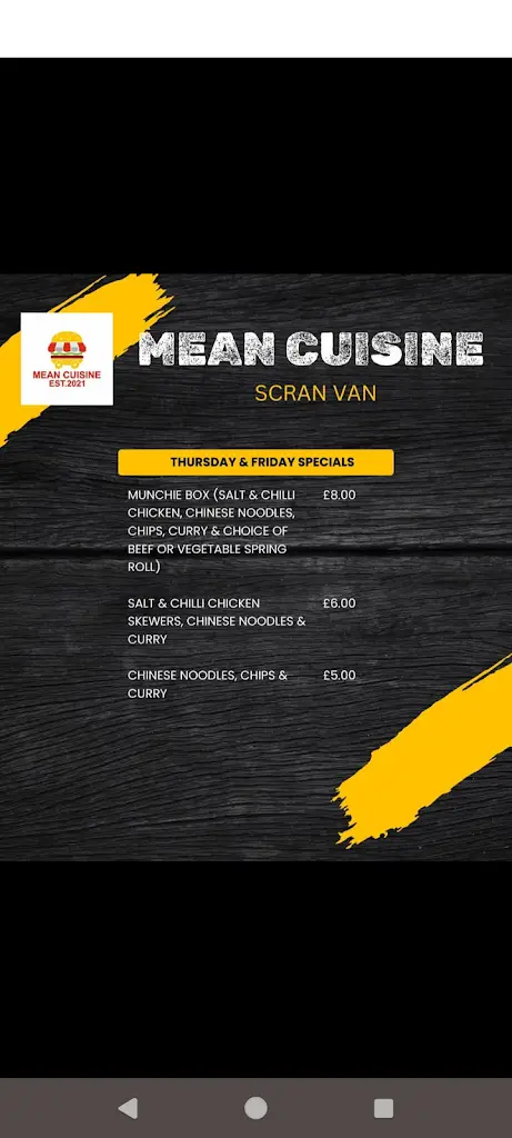 Menu_Mean Cuisine_Newburn_immagine_4