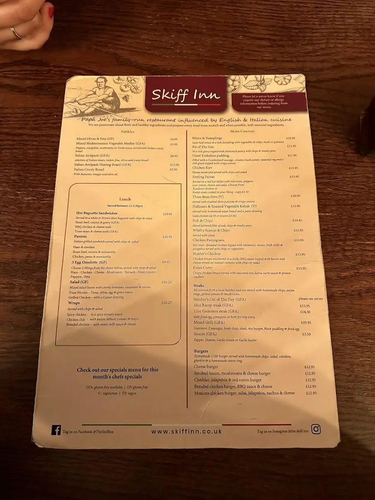 Menu_The Skiff Inn_Newburn_image_4