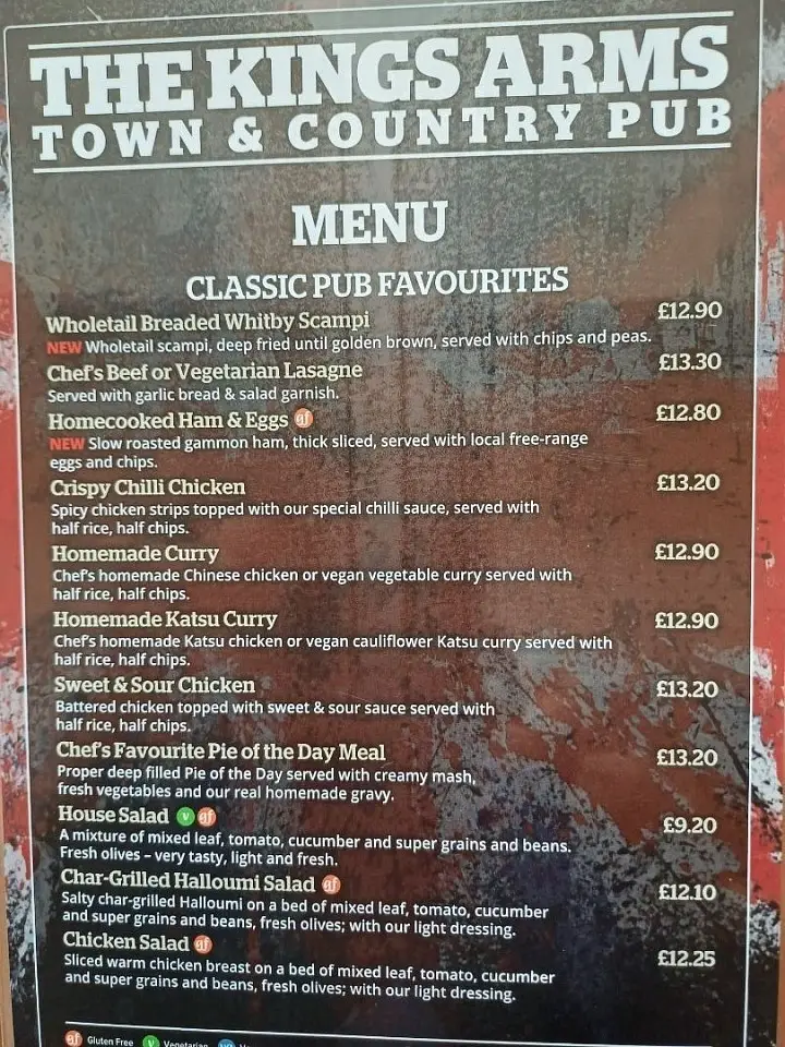 Menu_Kings Arms Town and Country Pub_Newent_image_2