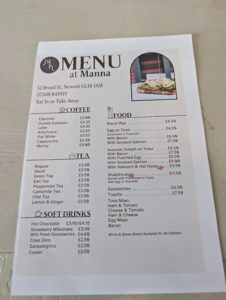 Menu_Manna House Coffee - Newent_Newent_image_3
